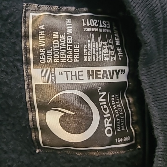 Men's Origin Heavy crew neck - Picture 2 of 5